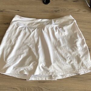 White Athletic Skirt